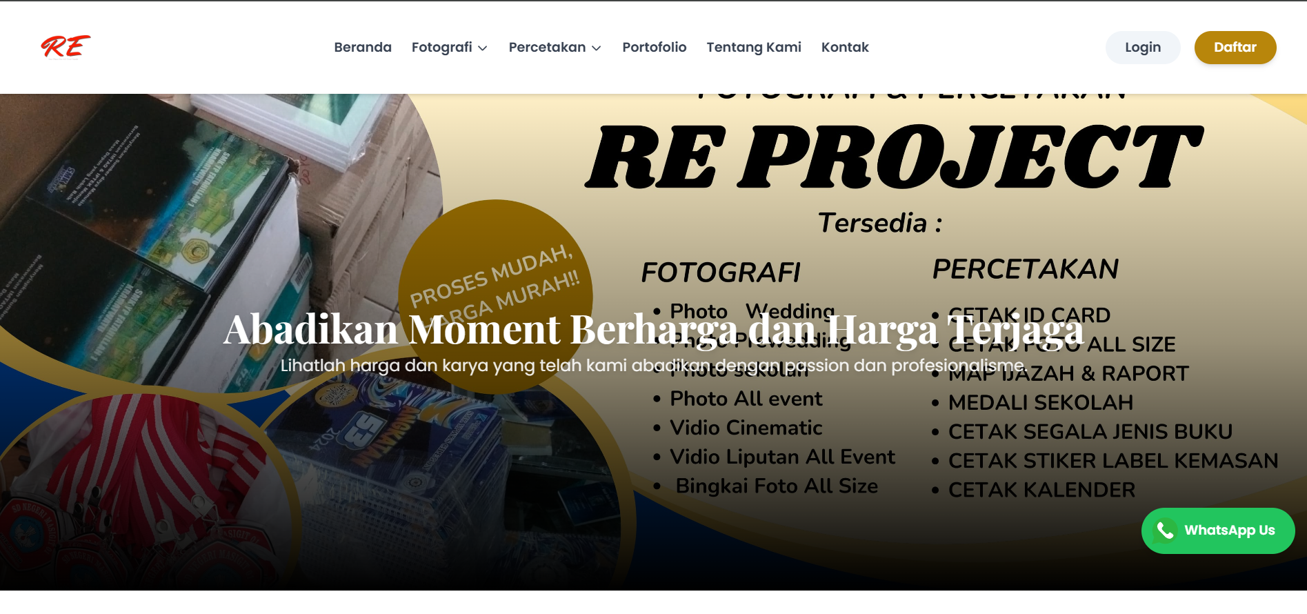 Gambar proyek RE - PROJECT | Printing & Photography